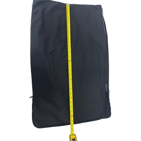 Diane Von Furstenberg DVF Noemi Pencil Skirt Sz 8 Black double zipper NWT - Picture 12 of 14